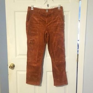 Anthropologie Pilcro The Wanderer Brown Corduroy Pants Size 31 NWT